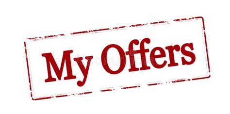 my offers.